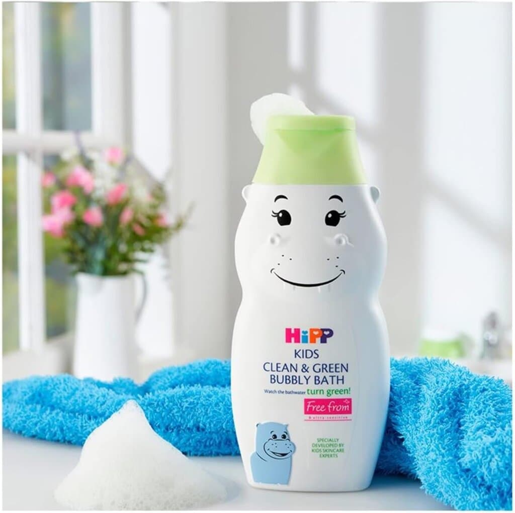 HiPP Kids Clean & Green Bubble Bath Hippo for Sensitive Skin - 300ml 2