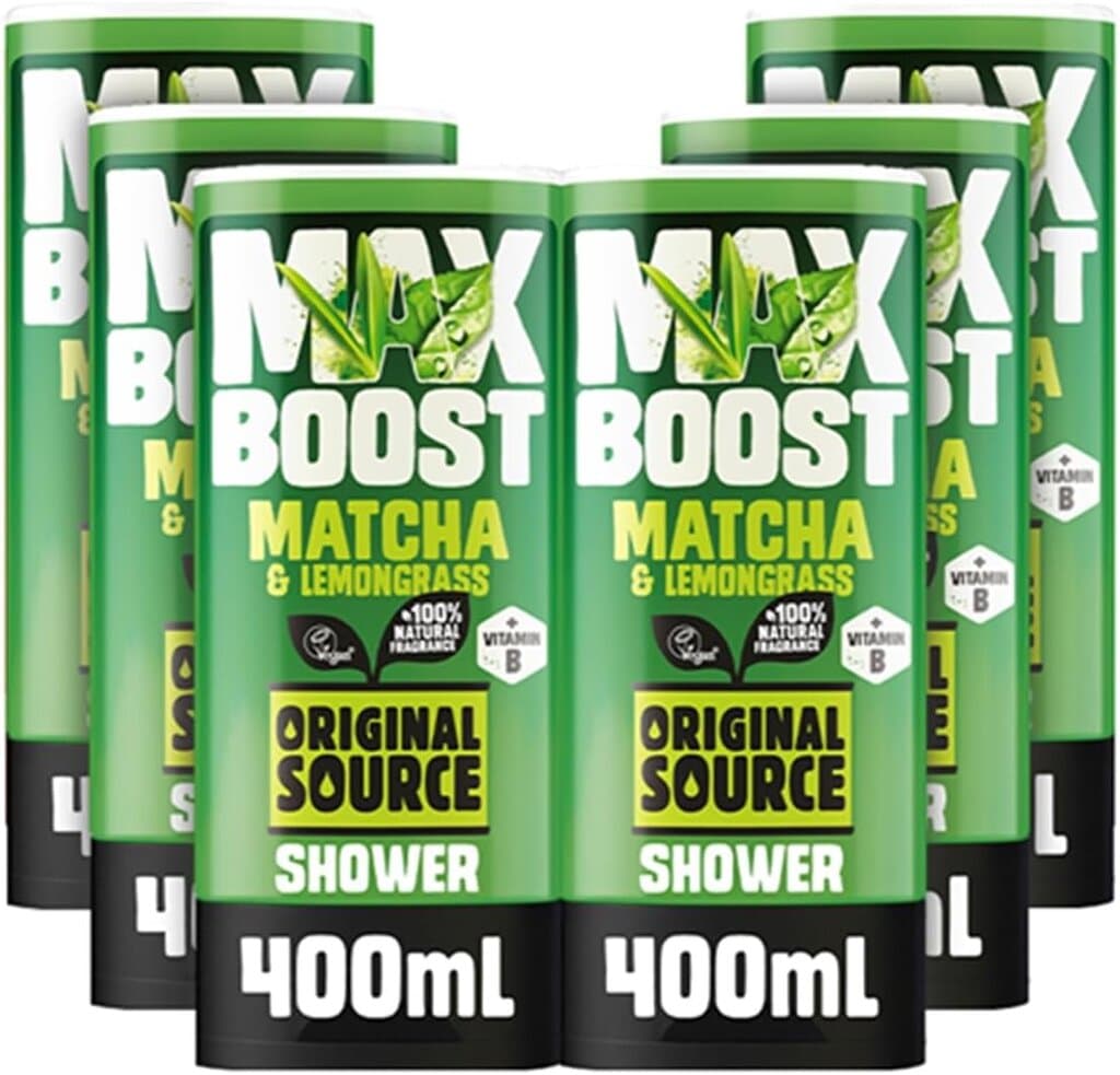 Original Source Max Boost Matcha and Lemongrass Shower Gel - 400ml 2