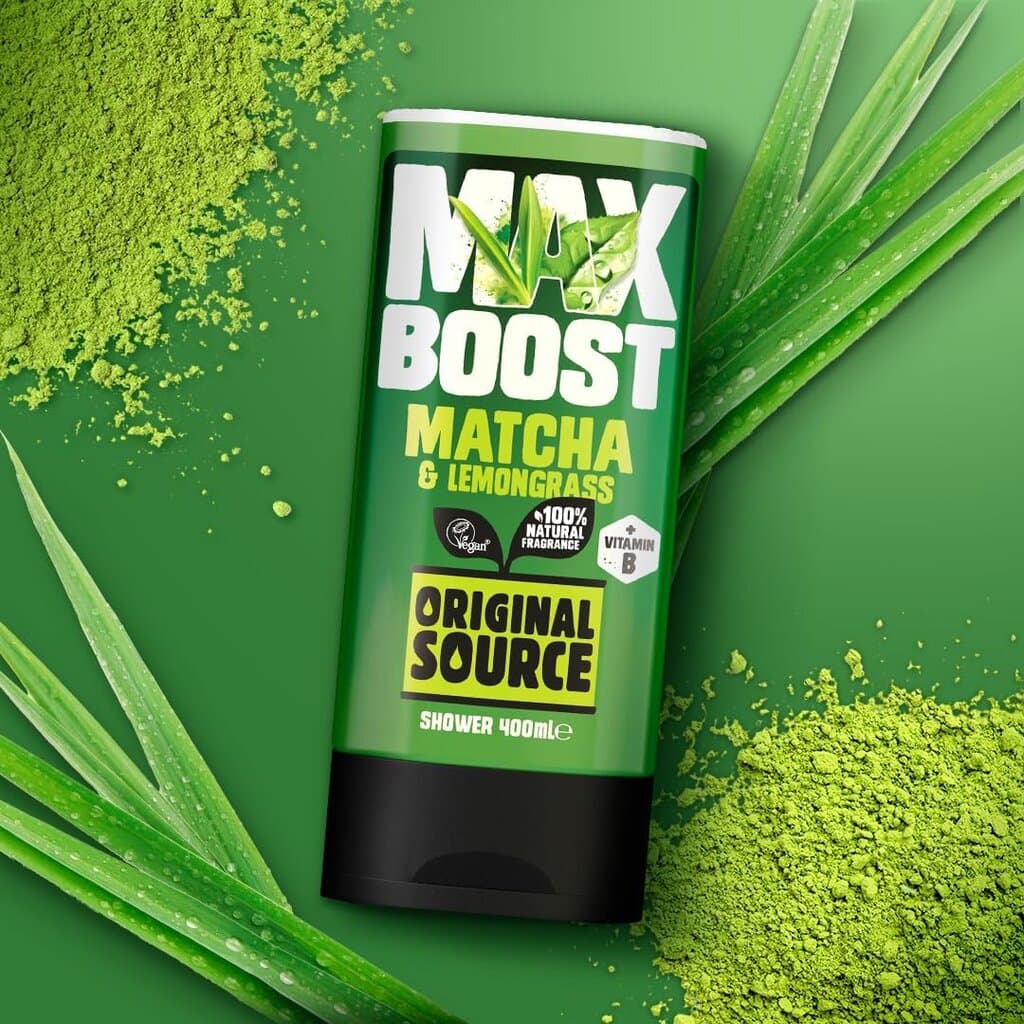 Original Source Max Boost Matcha and Lemongrass Shower Gel - 400ml 5