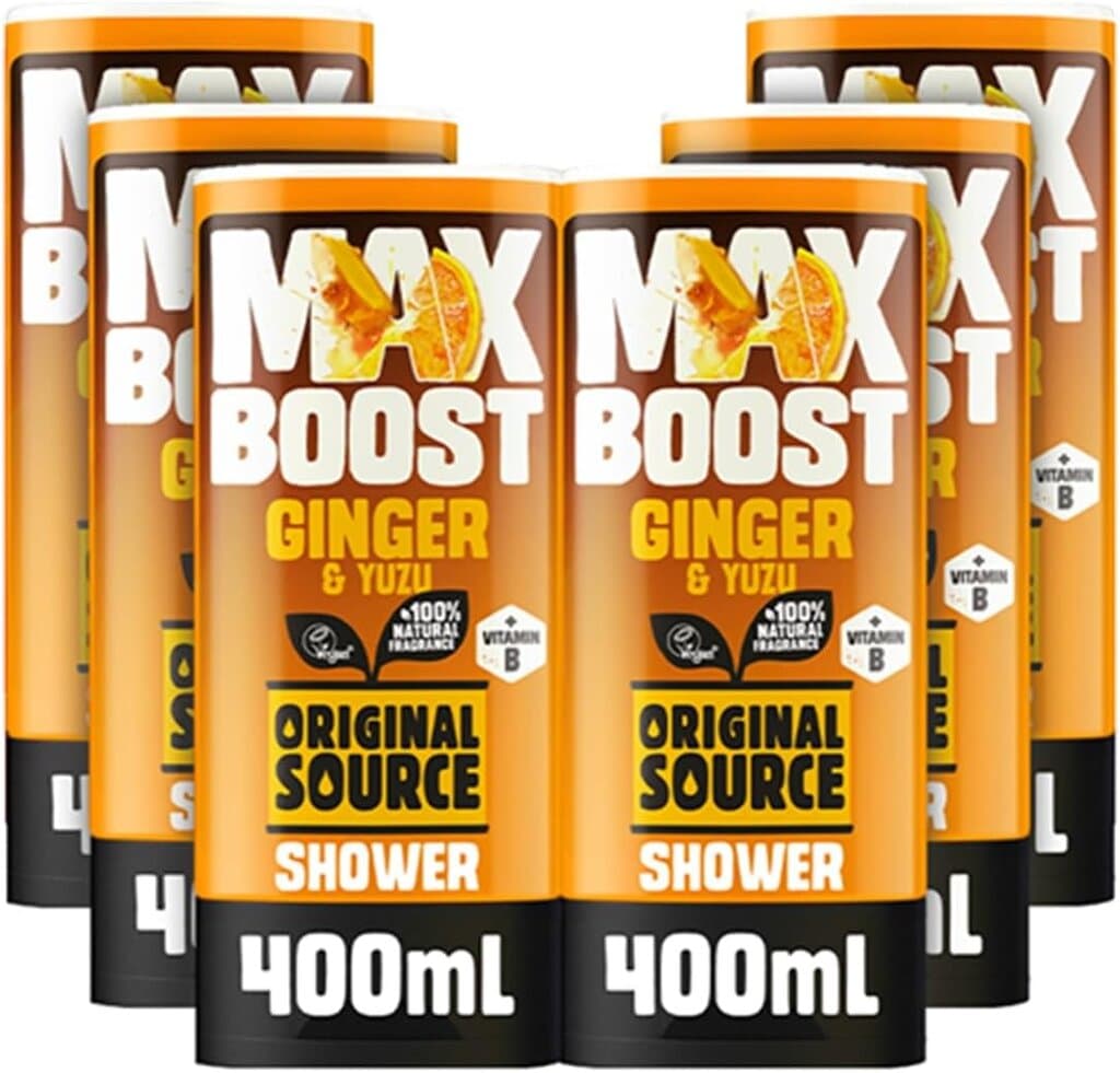 Original Source Max Boost Ginger and Yuzu Shower Gel - 400ml 2