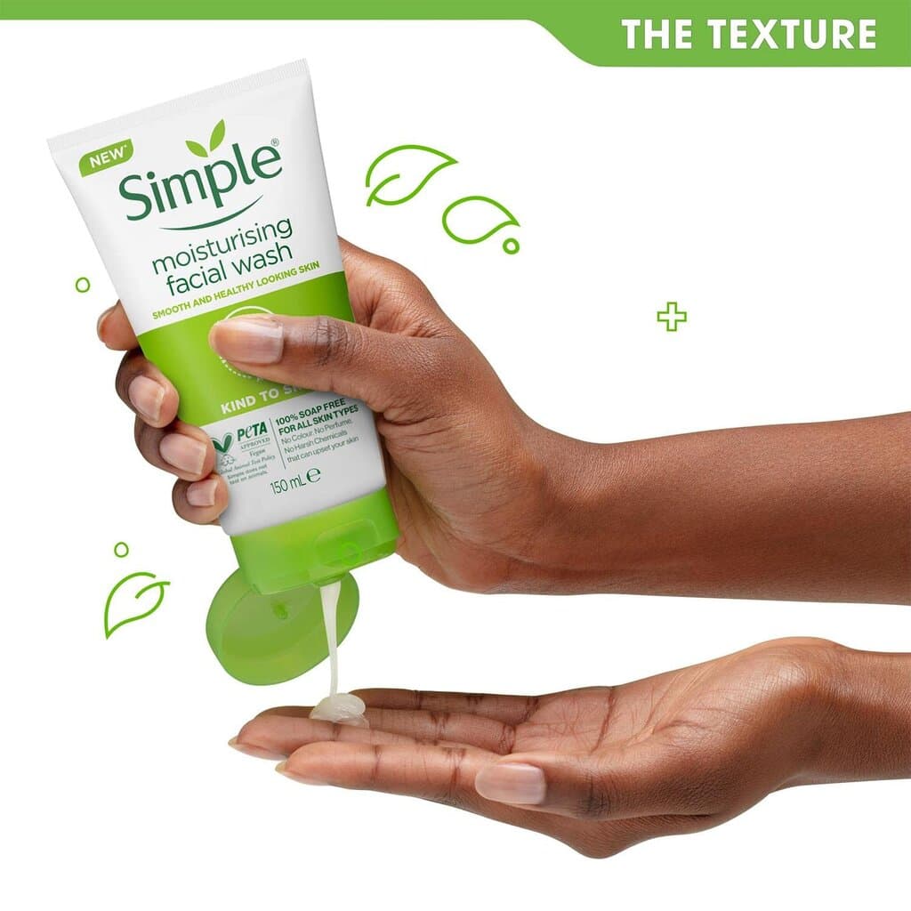 Simple Kind to Skin Moisturising Facial Wash Gel - 150ml 5