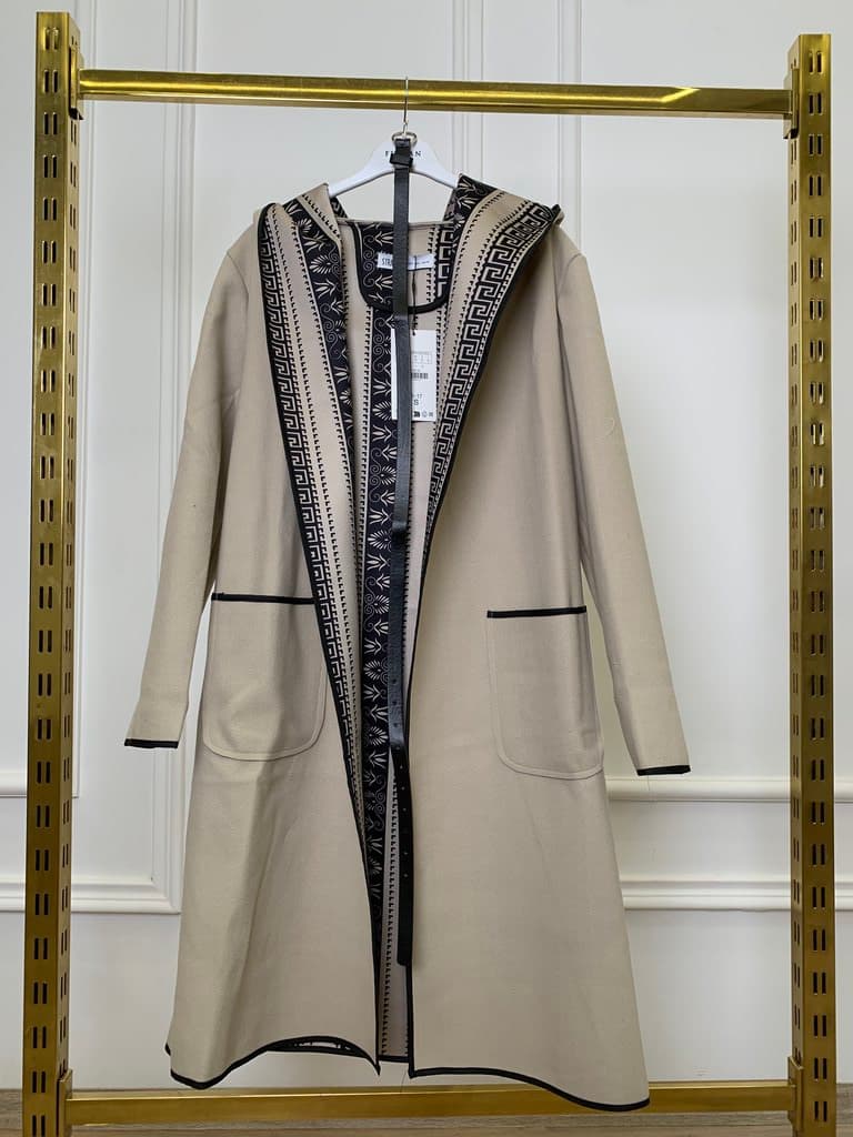 Strada Women's Cotton Coat - Light Brown (S)