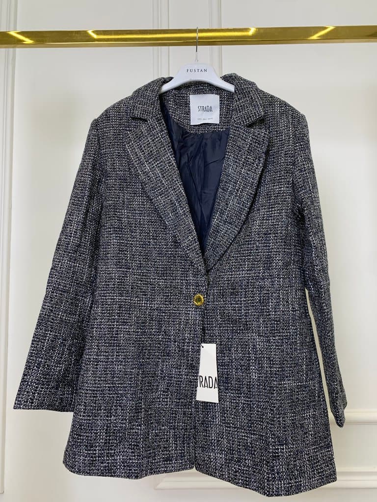 STRADA Women's Jacket - Navy Blue (S)