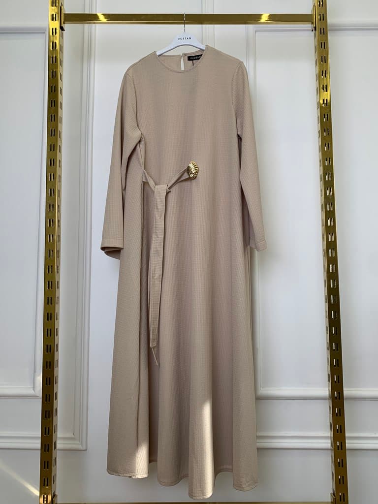 Fustan Women's Long Dress - Light Brown (S)