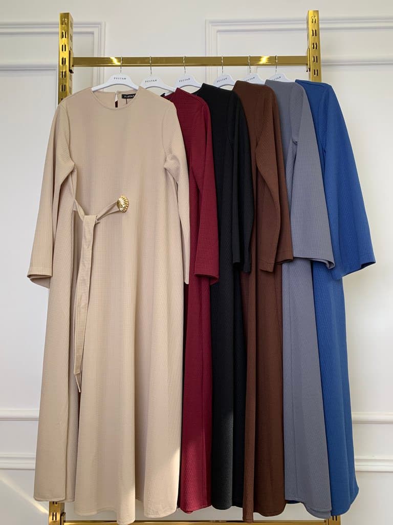 Fustan Women's Long Dress - Dark Red (S) 2