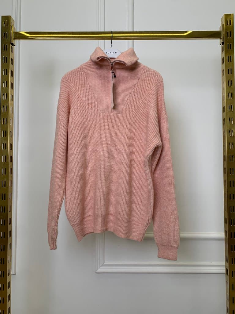 Ailand Women's Wool Blouse & Pants Set - Light Pink (Free Size) 3