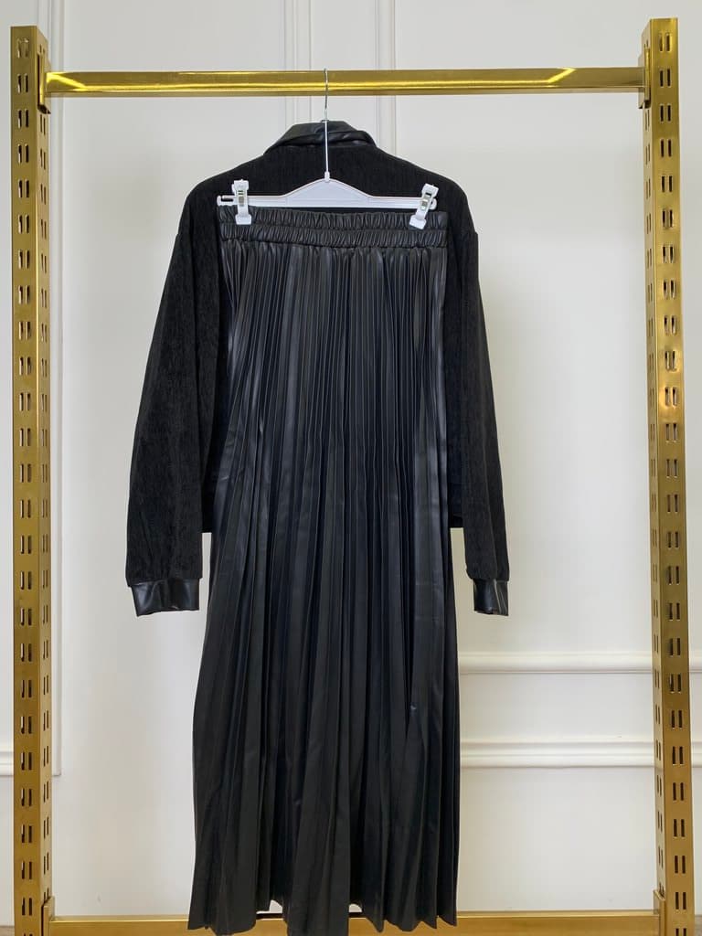 Secret Plus Women's Skirt and Jacket Set - Black (38) 2