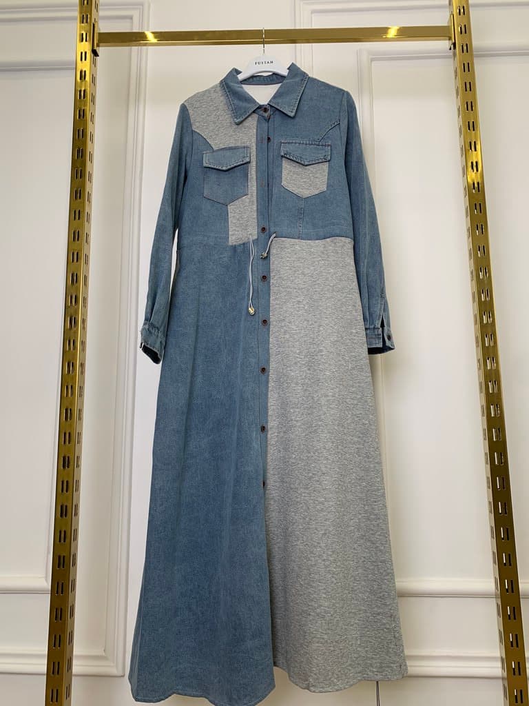 Sijiyinong Fashion Women's Long Dress - Light Gray (S)