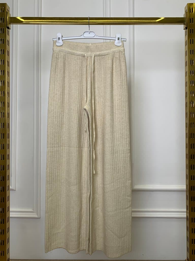 Ailand Women's Wool Pants - Light Brown