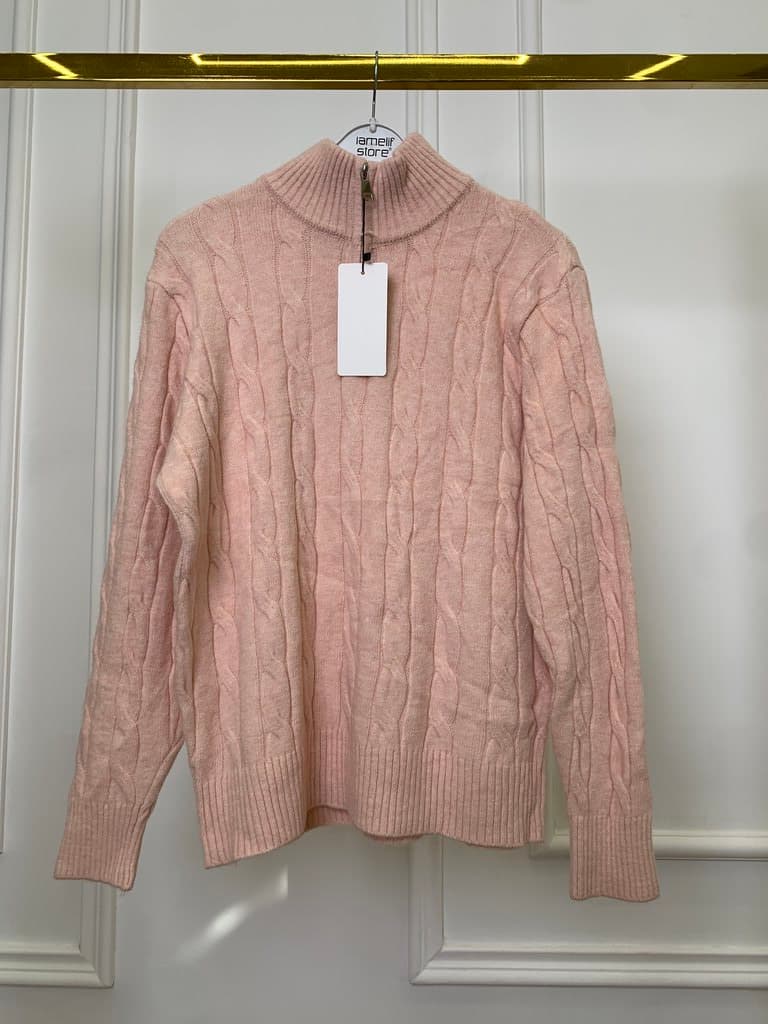 Ailand Women's Wool Blouse - Pink (Free Size)
