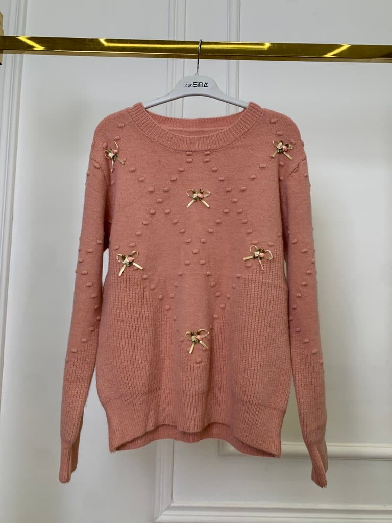 Ailand Women's Wool Blouse - Pink