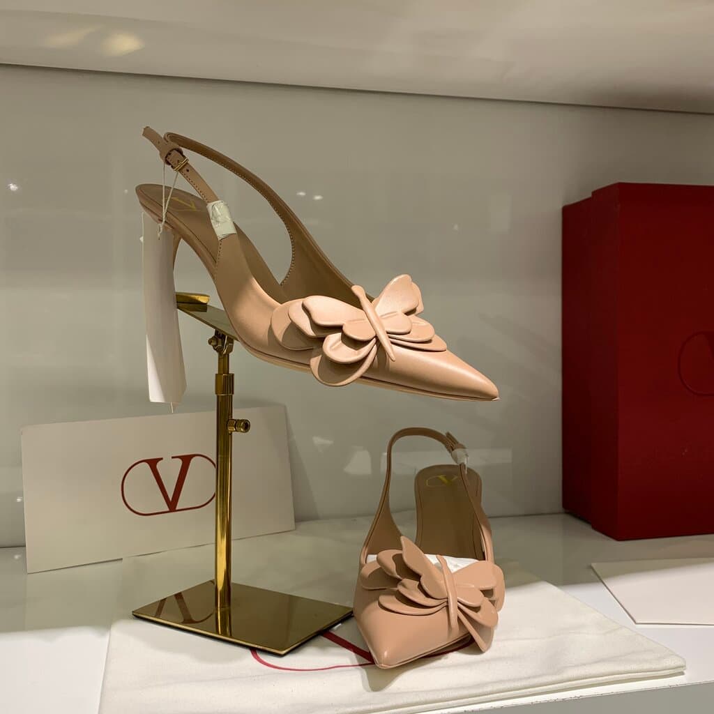 Valentino Women's Leather High Heels - Master Quality - Pink (41) 2