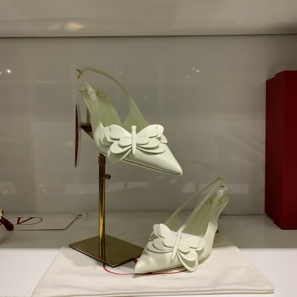 Valentino Women's Leather High Heels - Master Quality - White (41)