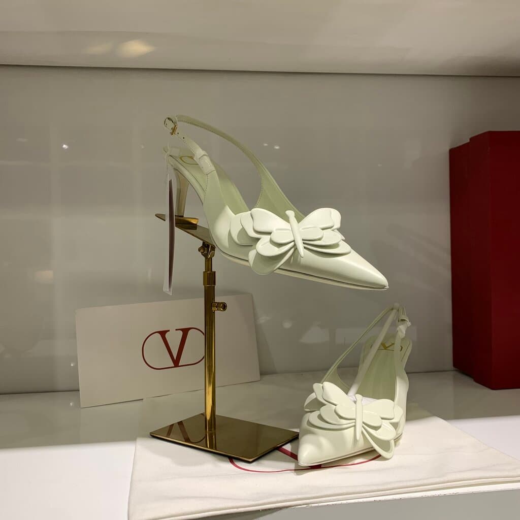 Valentino Women's Leather High Heels - Master Quality - White (41) 2