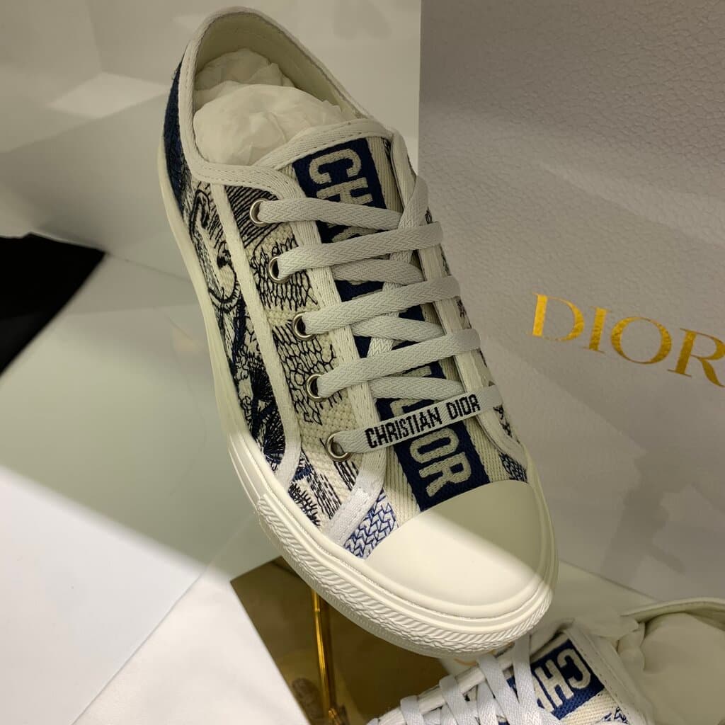 Dior Women's Sneakers - Master Quality - Navy Blue (40) 3