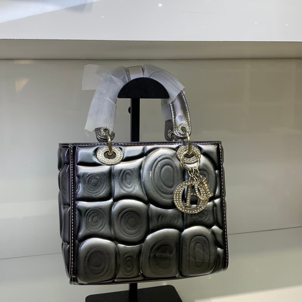 Dior Women's Leather Bag - Master Quality - Silver 3