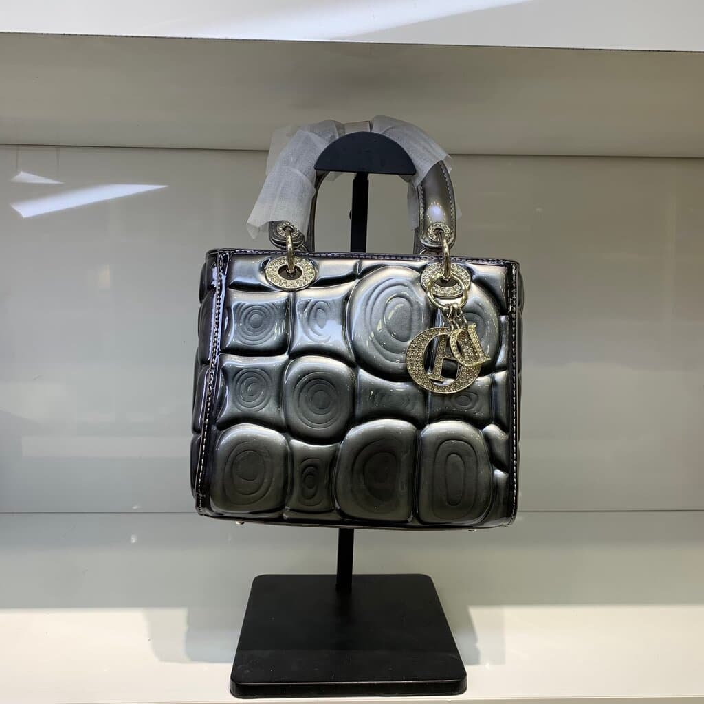 Dior Women's Leather Bag - Master Quality - Silver