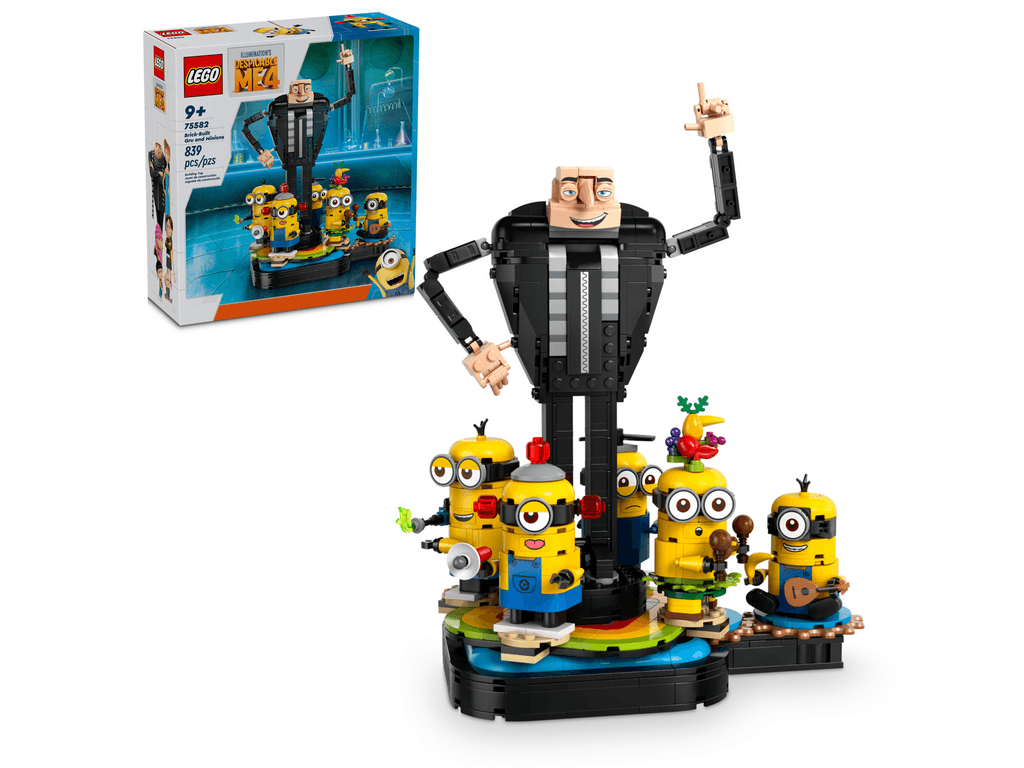 LEGO Despicable Me Brick-Built Gru and Minions - 75582