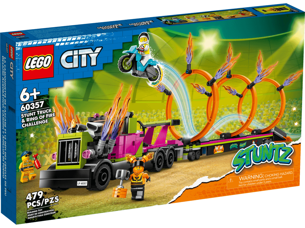 LEGO City Stunt Truck & Ring of Fire Challenge - 60357