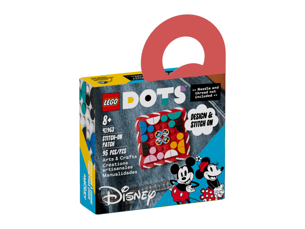 LEGO Dots Mickey Mouse & Minnie Mouse Stitch-on Patch - 41963