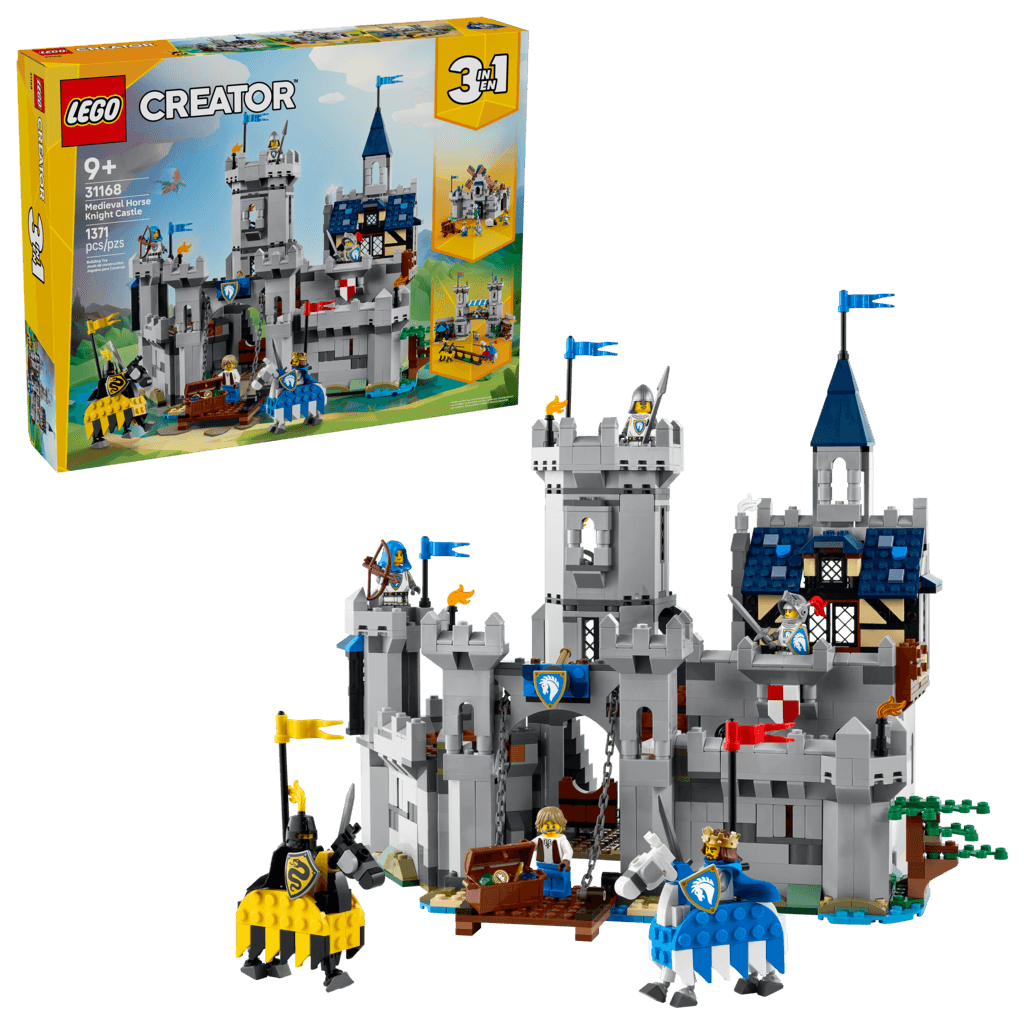 LEGO Creator 3in1 Medieval Horse Knight Castle - 31168