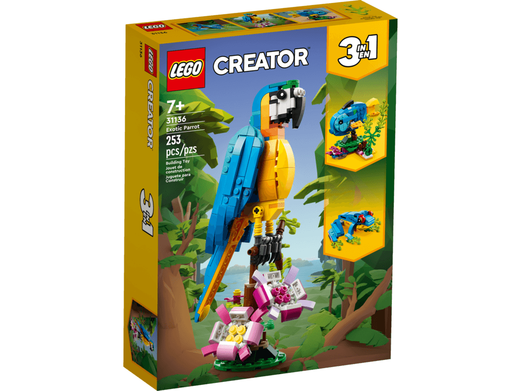 LEGO Creator 3in1 Exotic Parrot - 31136