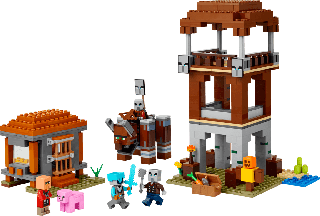 LEGO Minecraft The Pillager Outpost and Ravager - 21278