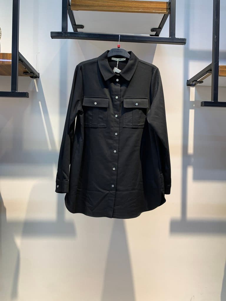 Nihan Women's Cotton Shirt - Black (40)