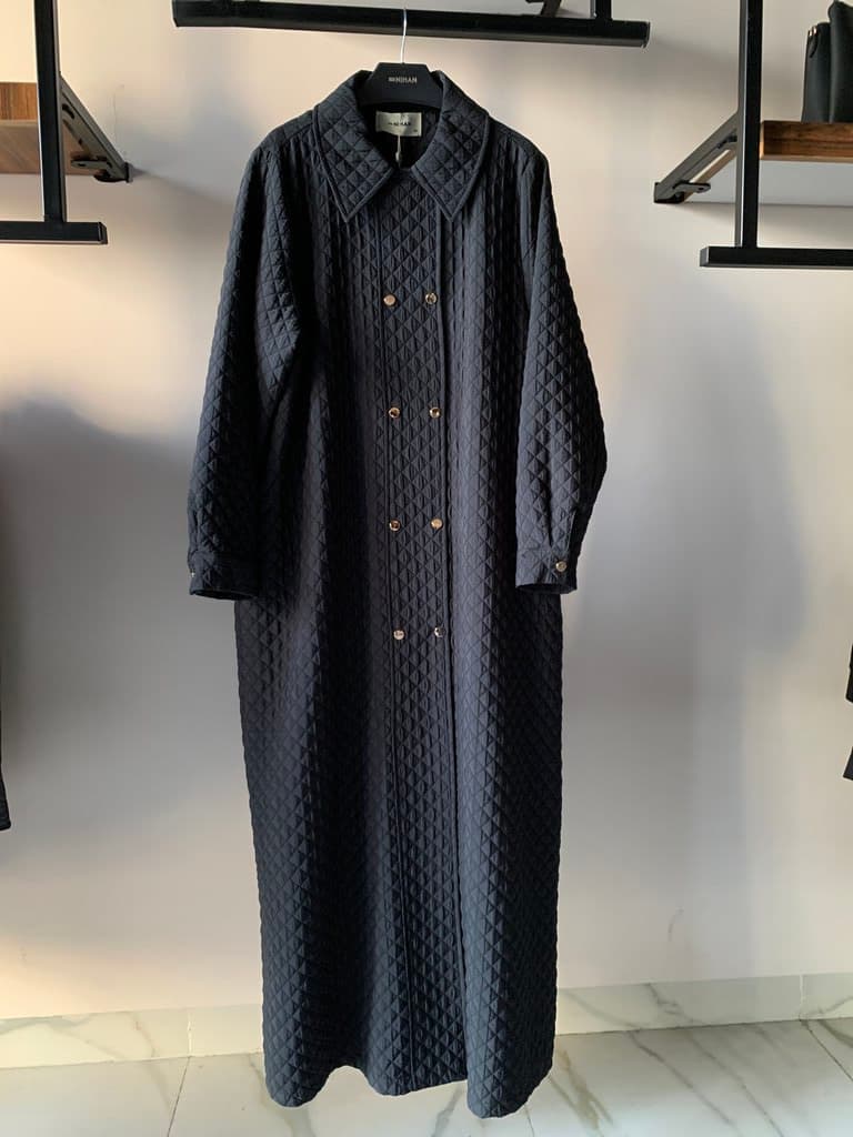 Nihan Women's Long Jacket - Black (50)