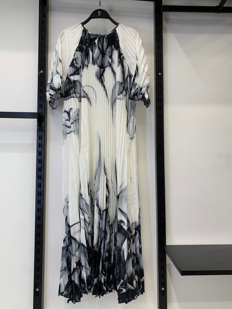 Women's Nylon Maternity Dress - Black (Free Size)