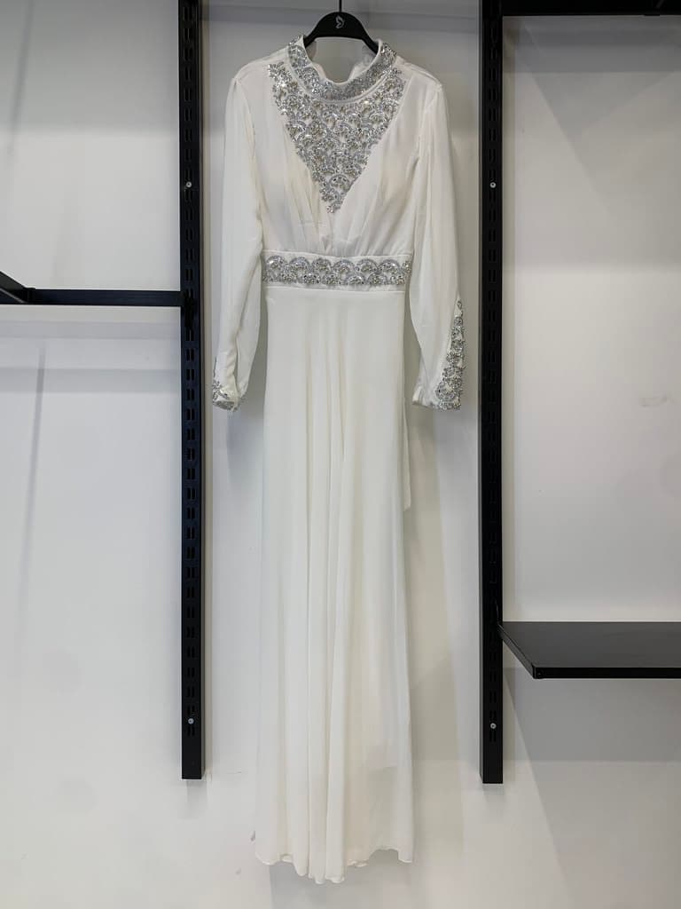 Women's Party Dress - White (Free Size)