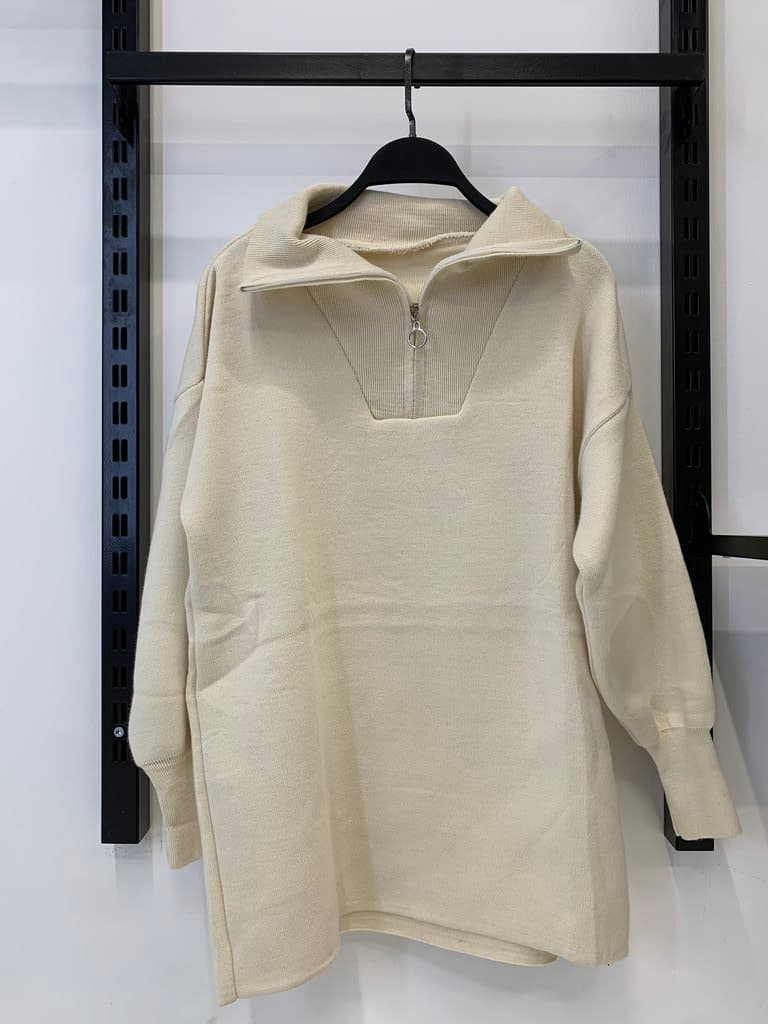 Women's Wool Blouse - Off White