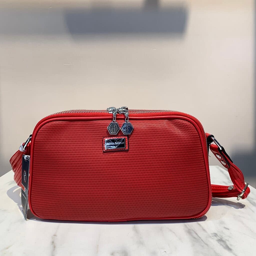 Silver & Polo Women's Handbag - Red