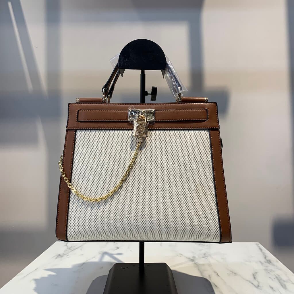 Silver & Polo Women's Handbag - Brown