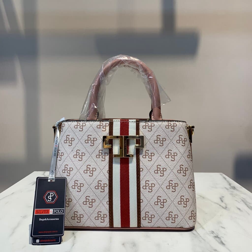 Silver & Polo Women's Handbag - Pink