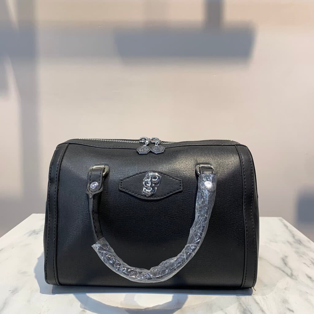 Silver & Polo Women's Handbag - Black