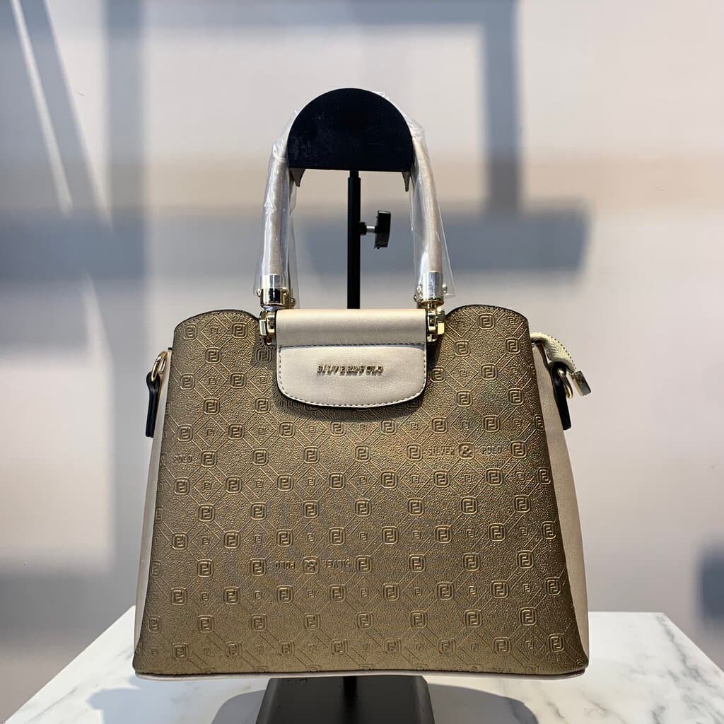Silver & Polo Women's Handbag - Gold