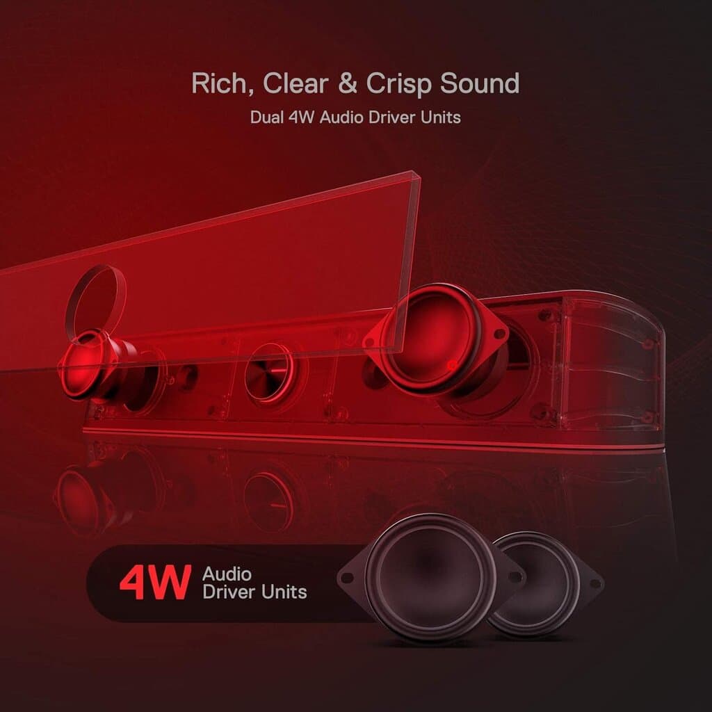 Redragon Wired Speaker - GS560 (Black) 5