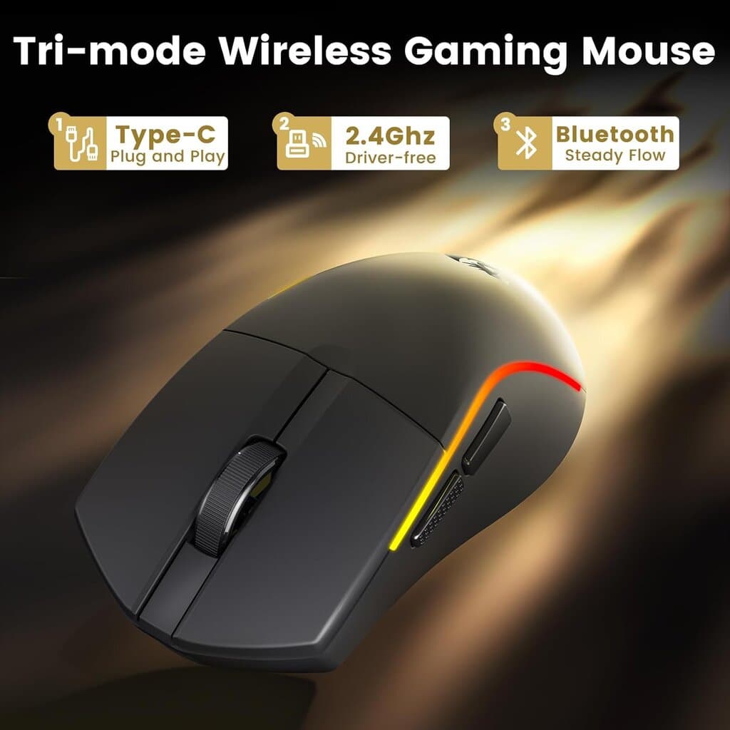 Redragon Wireless Gaming Mouse - M816 Pro (Black) 3