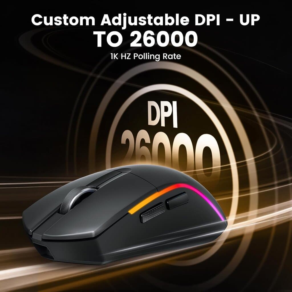 Redragon Wireless Gaming Mouse - M816 Pro (Black) 5