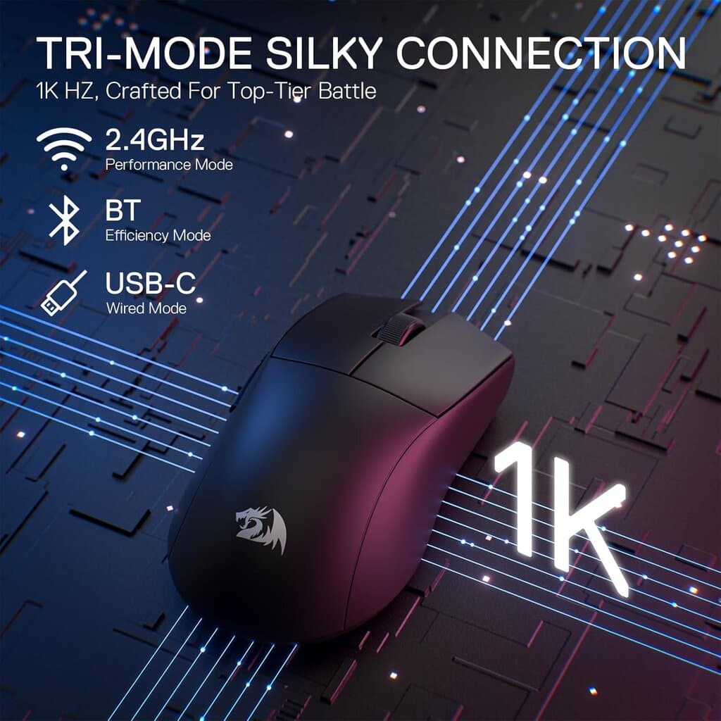 Redragon Wireless Gaming Mouse - M916 Pro (Black) 2