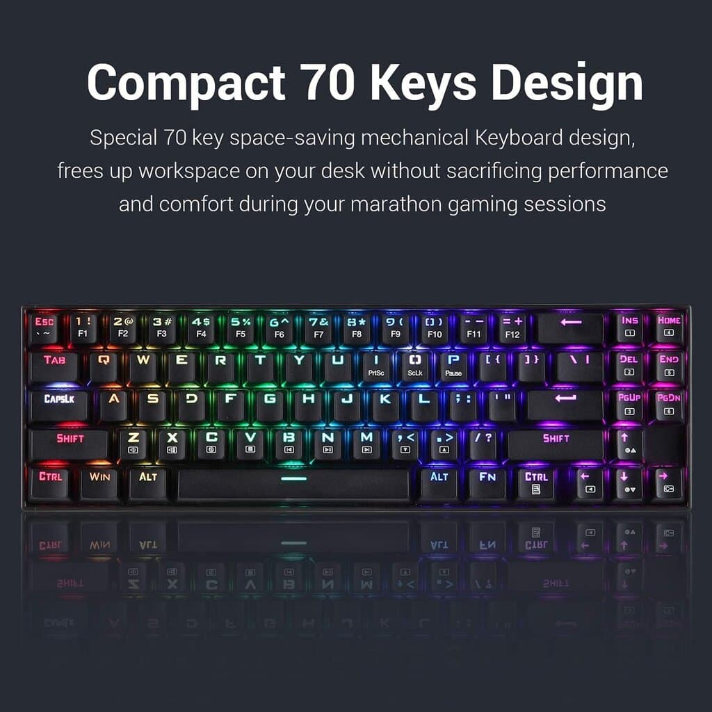 Redragon Wireless Mechanical Gaming Keyboard - K599 (Black) 3