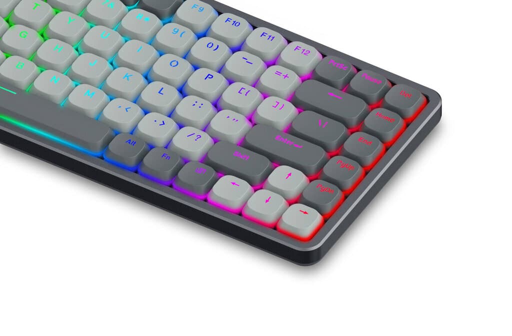 Redragon Low Profile Mechanical Keyboard Azure - K652GG Pro (Gray) 4