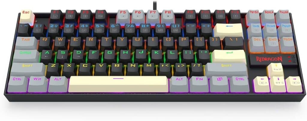 Redragon Mechanical Gaming Keyboard - K552LGY (Black) 4