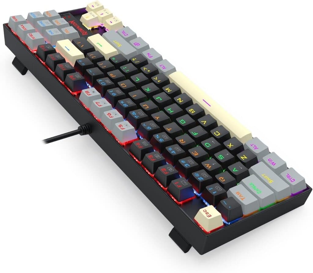 Redragon Mechanical Gaming Keyboard - K552LGY (Black) 6