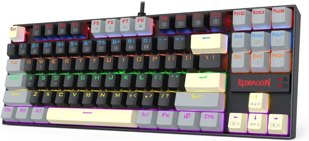 Redragon Mechanical Gaming Keyboard - K552LGY (Black) 7