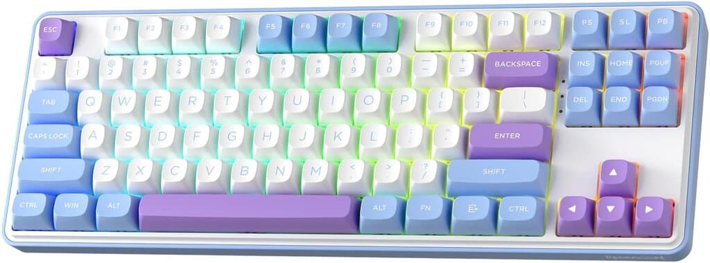 Redragon Wireless Gaming Keyboard - K707WBP (White)