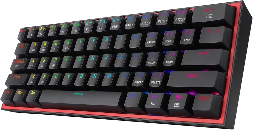 Redragon Mechanical Gaming Keyboard 60% Fizz Pro - K616 (Black) 2
