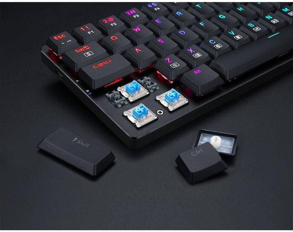 Redragon 75% Mechanical Gaming Keyboard Ashe Pro - K626P (Black) 3