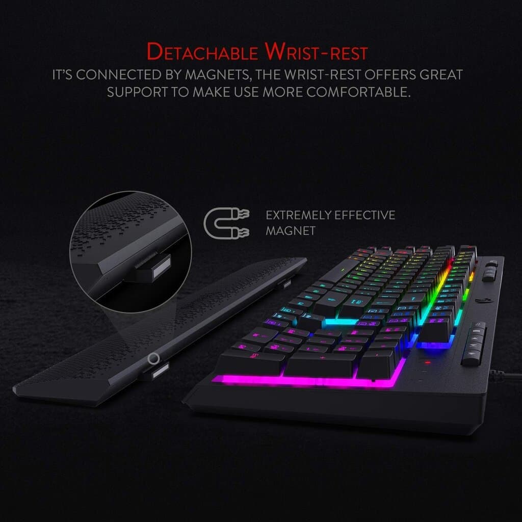 Redragon Wired Gaming Keyboard - K512 (Black) 4